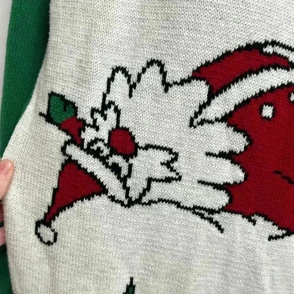 Ugly Christmas sweater women’s size medium drunk Santa - Picture 2 of 7